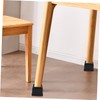 ORFOFE 4pcs Rubber Furniture Pads Skidding Caster Cups Floor Protectors