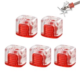 Saipor 5 Pieces Screwdriver Head Magnetic Ring, Universal 1/4" Hex Magnetic Screw Ring Holders, Screwdriver Bit Magnetizer