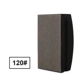 YDROWN 120 Grit Diamond Hand Polishing Pads Foam Back for Glass Granite Marble Concrete Stone Sanding and Polishing (120 Grit)