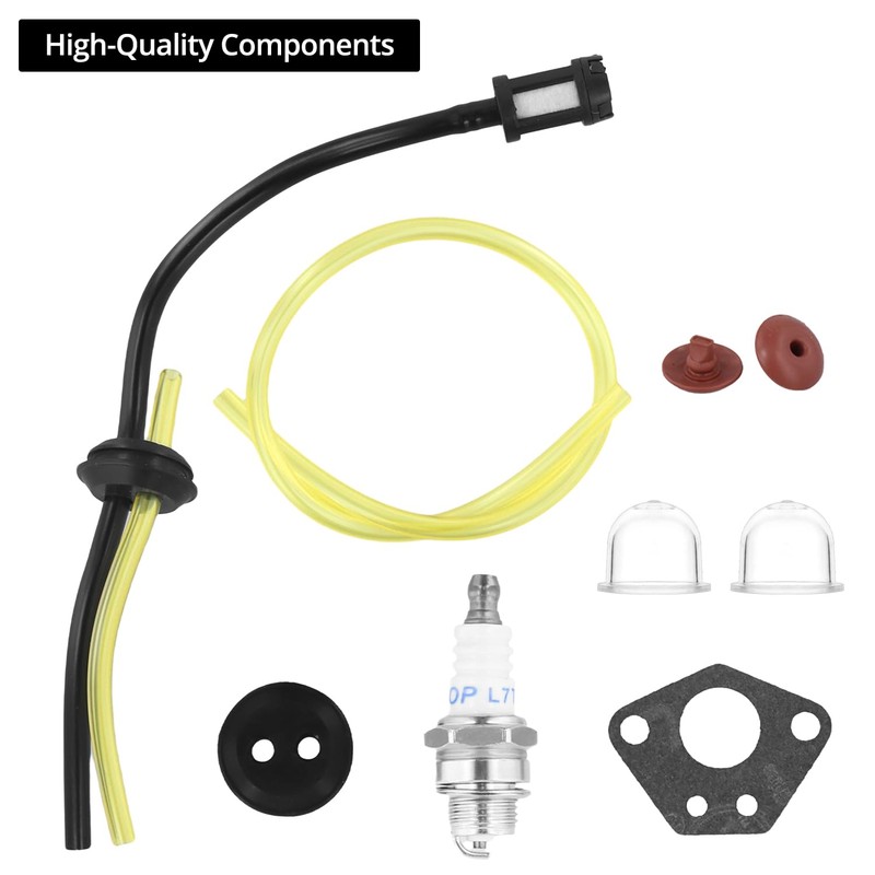QWORK® Carburetor set for 52cc, 49cc, 43cc brush cutter engine,