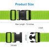 Generic 4 Pack Adjustable Luggage Straps, Fabric Webbing, Secure Cargo,