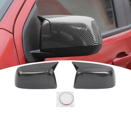 PDKLIN for Colorado Side Mirror Cover Trim Fit for Chevy Colorado/GMC Canyon 2014-2022 Black Carbon Fiber Exterior Accessories 2pcs
