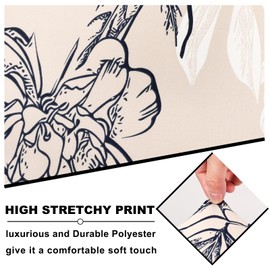 Eco-Ancheng Picnic Table Cloth Waterproof Fitted Tablecloth for 8 Foot Rectangle Tables with Elastic Bottom Spandex Patio Table Cover for Outdoor Camping Banquet and Parties(96" L x 30" W, 02)