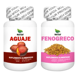 Pack Curves, Aguaje Y Fenogreco 100 Cap C/u, Calidad Premium Sabor Natural