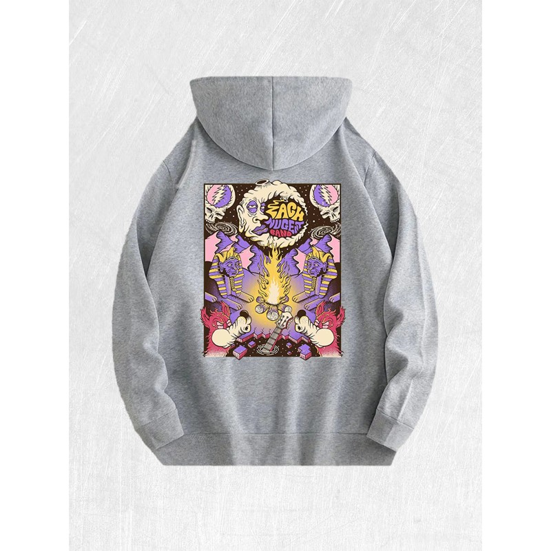 Psychedelic Rock Band Hoodie 100% Cotton US Warehouse 7 ColorsColor: