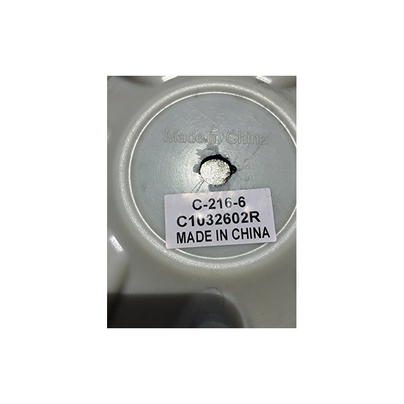 Touren C-216-6 C1032602R Black Center Cap Red Logo