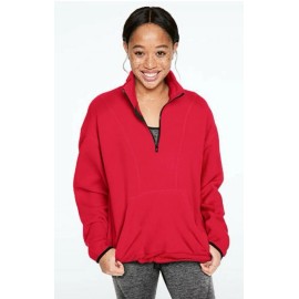 Victoria's Secret L VICTORIA SECRET ~PINK~ RECYCLED POLAR FLEECE  Half Zip  Large NEW  Women