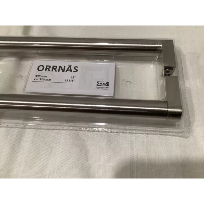 IKEA 2 Pack IKEA ORRNAS 13" Stainless Steel Handle, 12