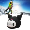 Hand Knitted Helmet Cover Cartoon Girl Cute Ski Helmet Hat