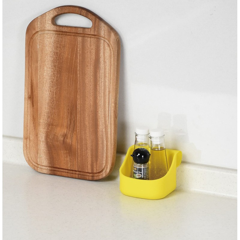 Pearl Metal Peta Pocket Kitchen Rack, Mini Mini, Yellow, CX-1269