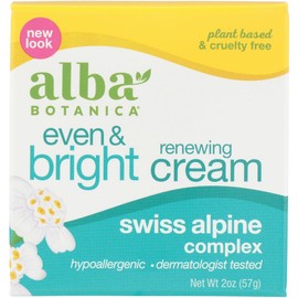 Alba Botanica Even and Bright Renewal Cream 2 Fl. Oz (Packaging May Vary)