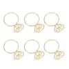 80pcs Ring Shape Paper Clips Rustproof Multifunction Multifunction with Clear