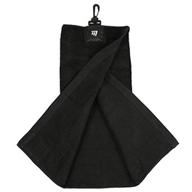 Masters Black Tri Fold Golf Towel in Eco Bag