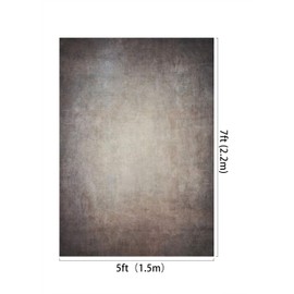 Kate 5×7ft Portrait Backdrops Abstract Photography Background Gradient Grey Brown Backdrops Photographer Fabric Cloth Photo Studio Props for Photographer Headshot