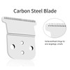 Kaynway Stainless Steel T-Blade Clipper Blade Replacement Ceramic Blade Carbon