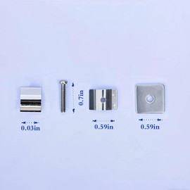 Stainless Steel Hood Prop Rod Retainer Clip, Support Rod Holder for Jeep Wrangler YJ TJ, Chrysler Town & Country, Dodge Durango, Grand Caravan, Ram Van