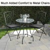 BUYUE 14" Magnetic Seat Cushion for Metal Stackable Kitchen Chair,