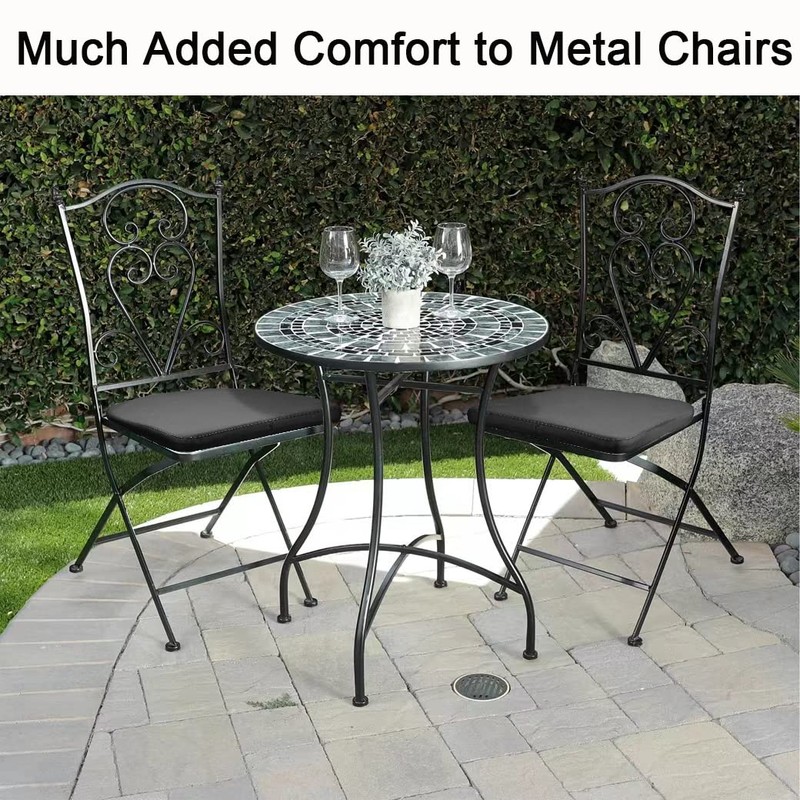 BUYUE 14" Magnetic Seat Cushion for Metal Stackable Kitchen Chair,