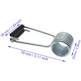 HAJXZH 2 PCS Spring Hinge Door Closer Universal Butterfly Storm Door Closers Home Spring Door Closer Suitable for Door Butt Hinge Pins