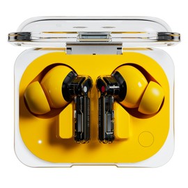 Nothing Ear (a) Wireless Earbuds with ChatGPT Integration, 45dB Hybrid Noise Cancelling, Hi-Res Audio, Advanced Equaliser, Dual Connect, 6 Mics, 42.5H Playtime, Bluetooth 5.3, Yellow