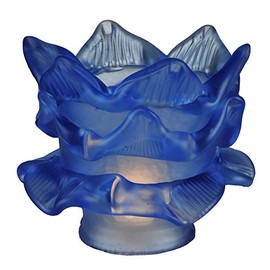 Meyda Tiffany 14656 Tier Glass Replacement Lamp Shade, Blue