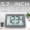 La Crosse Technology 513-21867-INT Extra-Large Slim Atomic Digital Clock with