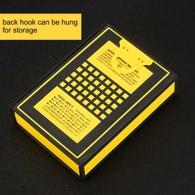 38 in 1 White Bit Screwdriver Socket Set High Hardness