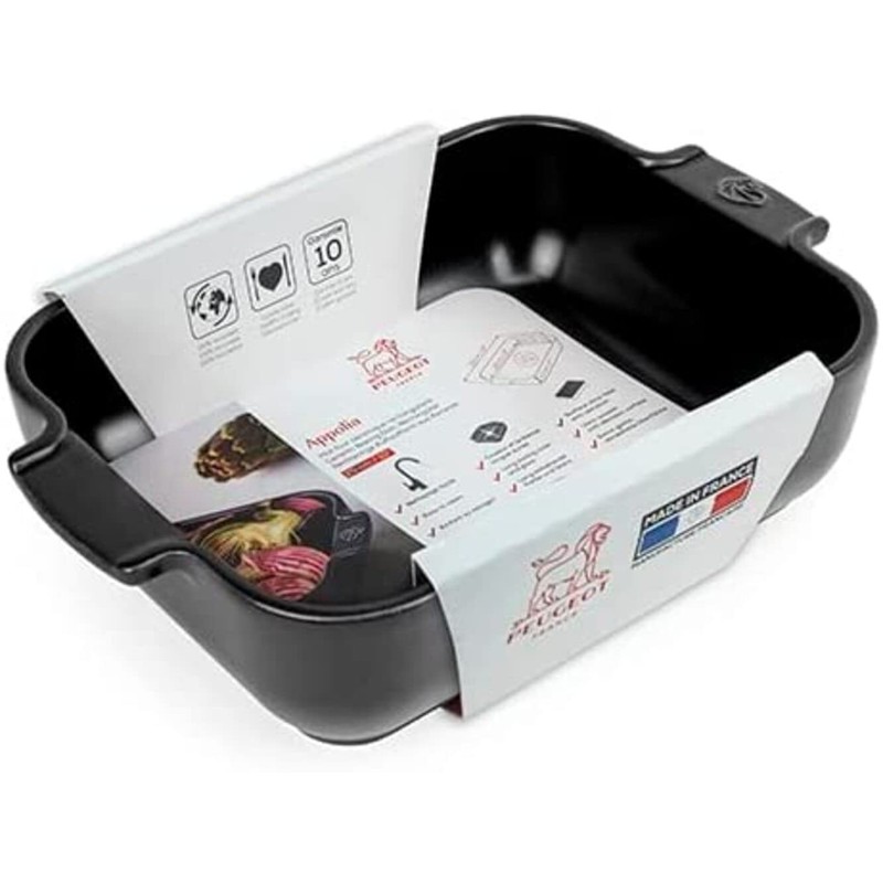 PEUGEOT - Rectangular ceramic casserole dish - 25 cm x
