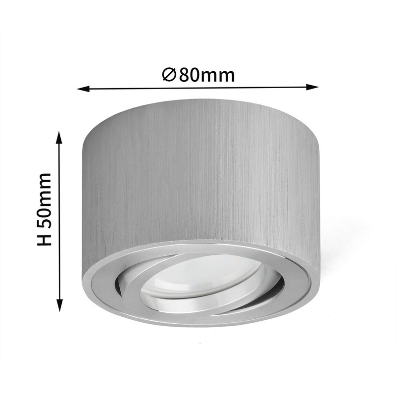 KYOTECH LED Surface Mounted Light Flat Swivelling Surface Mounted Spotlight