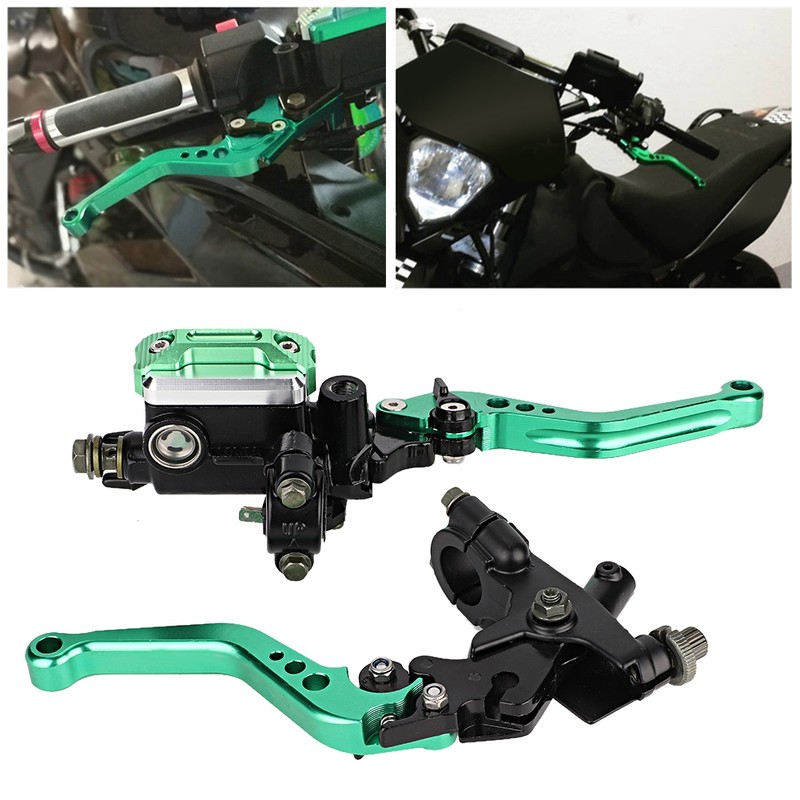 1 Pair Universal CNC Motorcycle Hydraulic Clutch Brake Pump Master