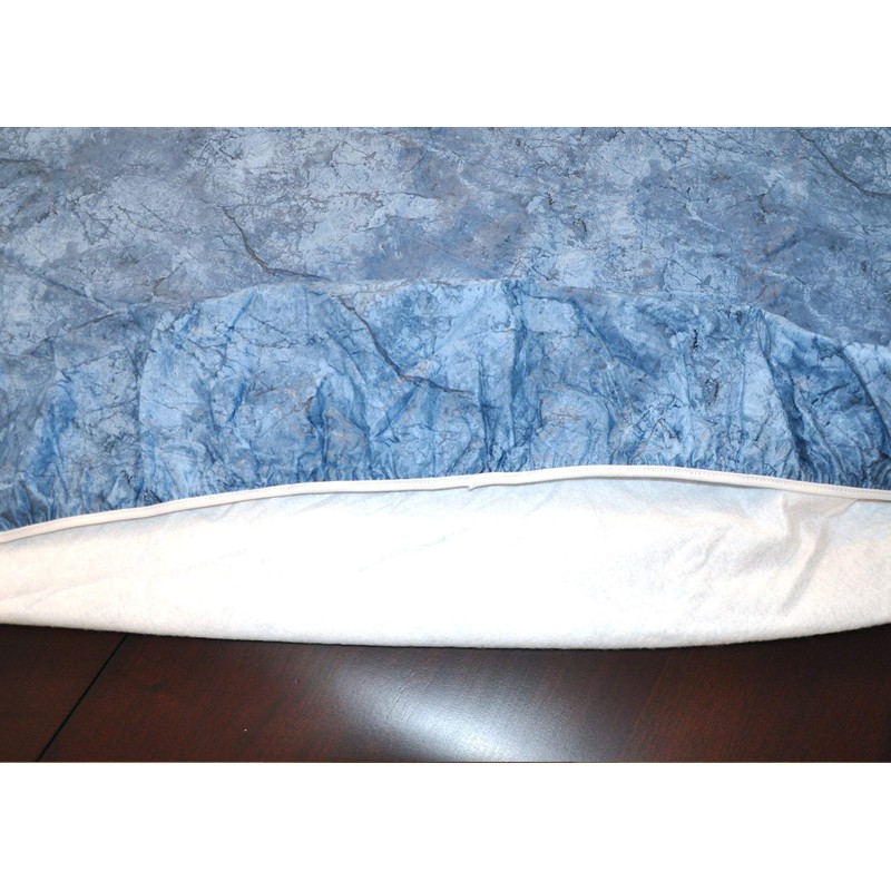 LAMINET - Mantel acolchado de lujo con bordes elásticos y