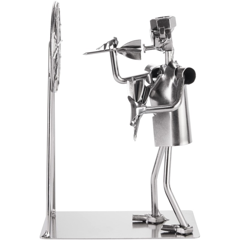 BRUBAKER Screw Figure Darts Championship - Handcrafted Iron Figure Metal