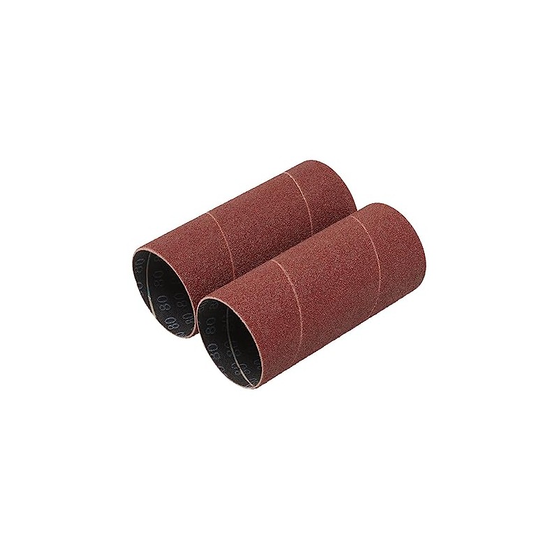 Draper 08405 Aluminium Oxide Sanding Sleeves, 50 x 115mm, 80