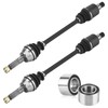 Youxmoto Rear Left/Right CV Axles & Wheel Bearing Kit Fit