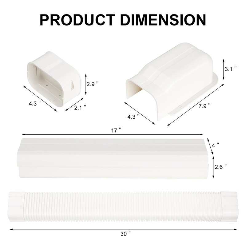 Kalkehay 4" W 9Ft L Line Set Cover for Mini