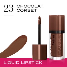 Bourjois Rouge Edition Velvet Liquid Lipstick 23 Chocolat Corset Browns, 6.7ml