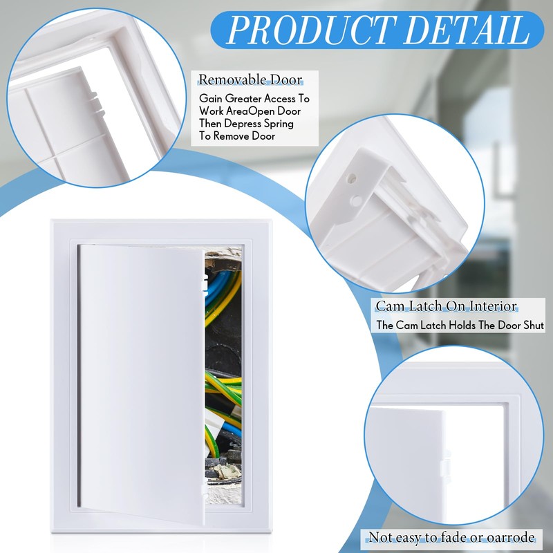 Menkxi 4 Pack 4 x 6 Plastic Plumbing Access Panel