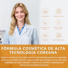 WEUD Skin Care Coreano 3 En 1 Kit, con 1 Crema Hidratante Niacinamida + 1 Serum Centella Asiatica + 1 Serum Péptidos Propóleo, Kit Cuidado Facial Muje