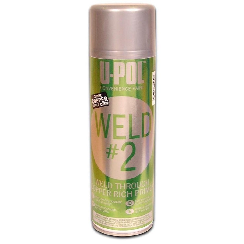 U-Pol Products 0768 Zinc/Copper WELD#2 Weld Through Primer - 450ml
