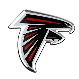 Fanmats 60446: Atlanta Falcons Heavy Duty Aluminum Embossed Color Emblem