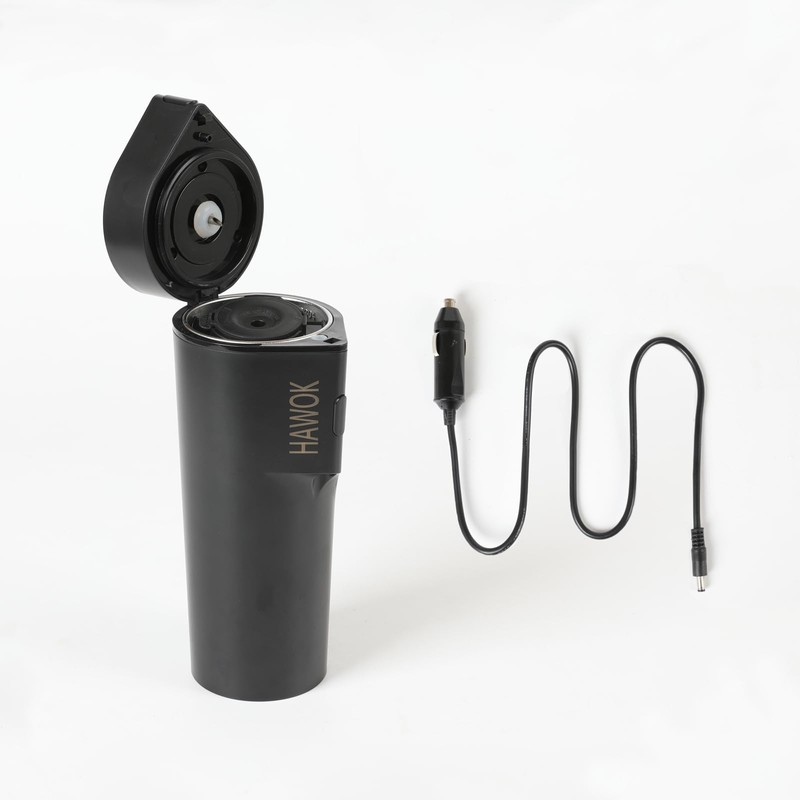 HAWOK Prtable Coffee Maker 12V Travel Espresso Machine, Single Cup