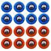 KETIEE Mini Shuffleboard Pucks Equipment Rollers Set 16PCS Shuffleboard Curling