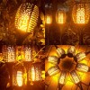 Claoner 4 PACK Flickering Solar Lights Flame Torch Outdoor Landscape