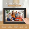 FRAMEO 32GB Digital Picture Frame with LED Light, 10.1 Inch