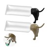 ZSRVAJ 2 Pcs Pooping Dog Butt Toothpaste Topper, Dog Poop