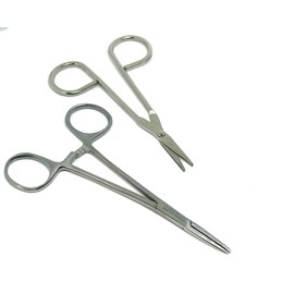 Best Value Whelping Kit Puppies - Sterile Scissors, Forceps, Bulb Aspirator Iodine & FREE whelping DOCS & Ancol Puppy ID Bands Included