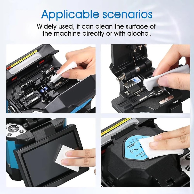 150pcs/box Fiber Optic Cleaning Wipes, Hearing Aid Cleaning Wipes, Optical