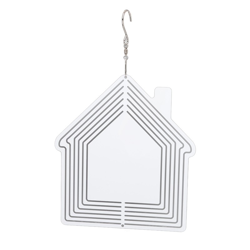 DIY Sublimation Metal Wind Spinner Hanging Blank Wind Chimes Garden