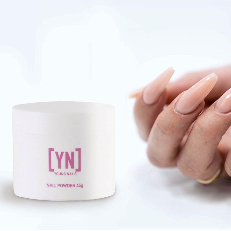 Young Nails Acrylic Core Powder, Clear, 45 Gram