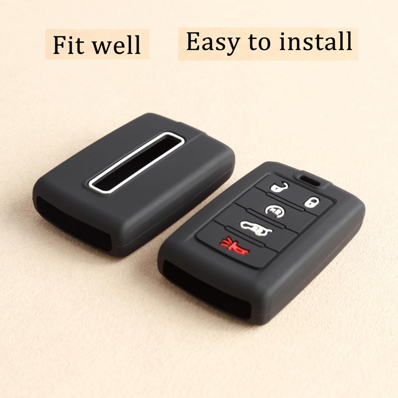 TANDRIVE 5-Button Key Fob Cover for Jeep 2025 2026 Grand